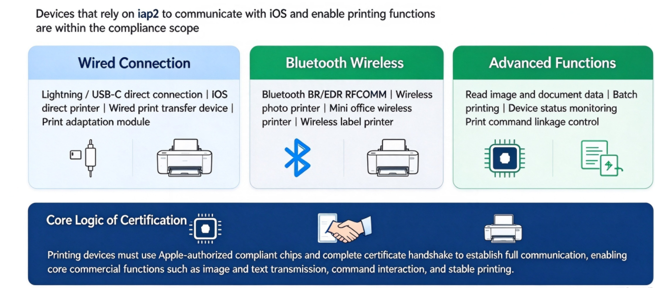 Practical Analysis of iap2 Certification: The Full Journey of iOS Printer Accessories—from Entry-Level to Mass Production(图1) 企业微信截图_17916295254950.png